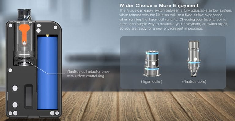 Aspire Mulus Pod System Kit 18.70 (USA) Vaping Cheap Deals