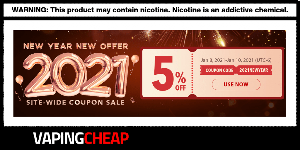 Fasttech New Year Sale! Extra 5 Off SiteWide Vaping Cheap Deals