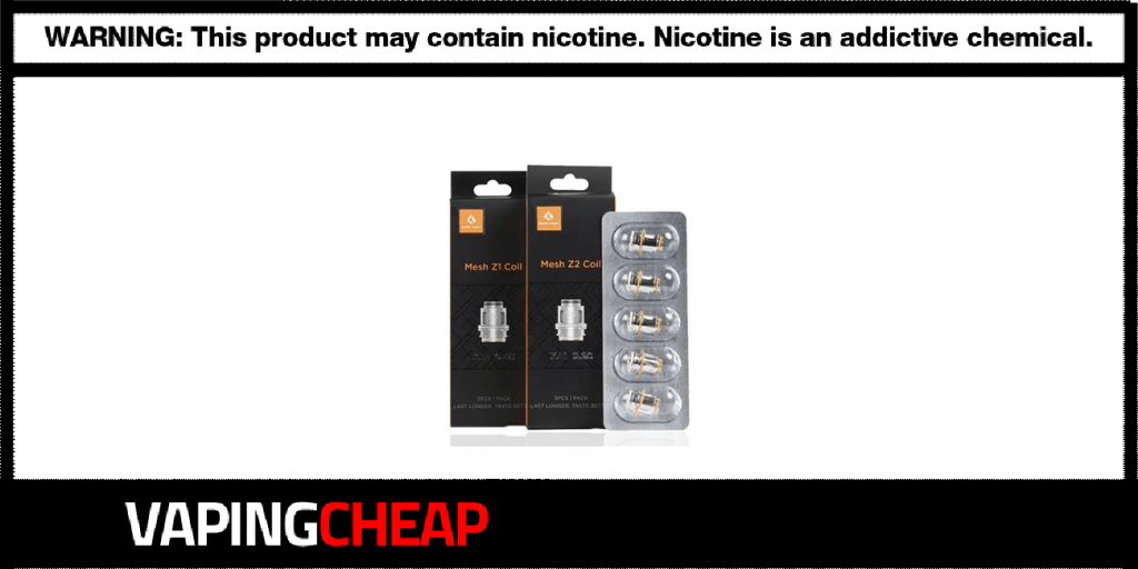 Geekvape Zeus Replacement Coil 5 Pack 11.93 (USA) Vaping Cheap Deals