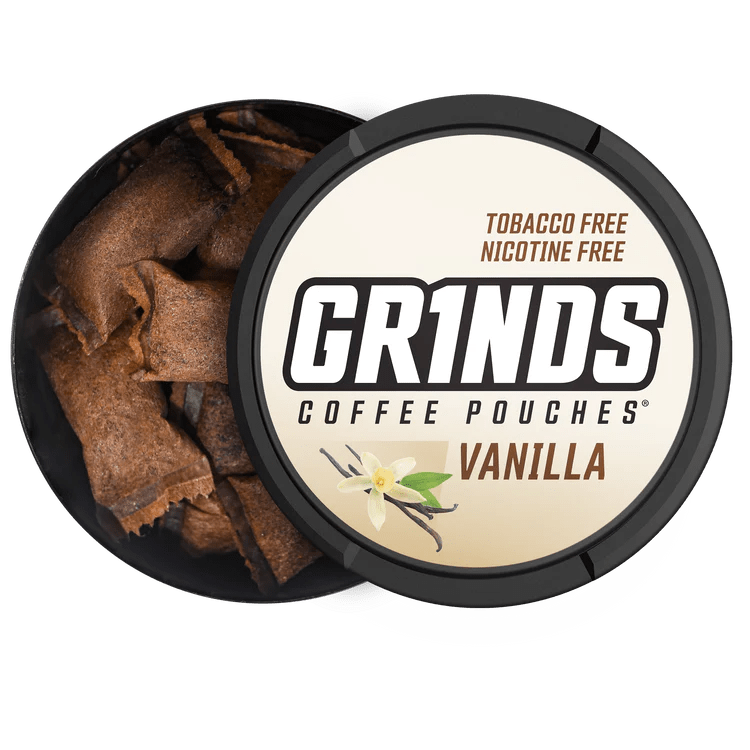 GRINDS Coffee Pouches Vanilla Vaping Elements