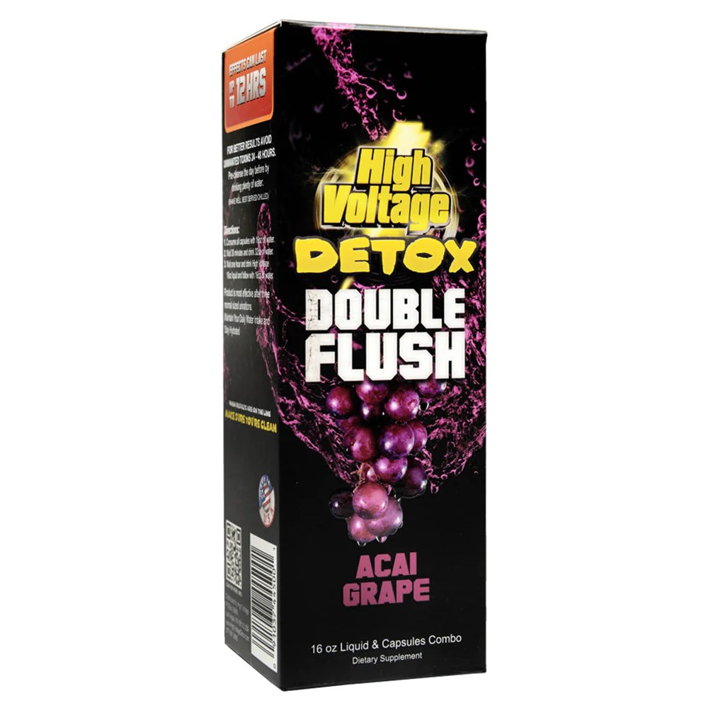 High Voltage Detox Double Flush Acai Grape Vaping Elements
