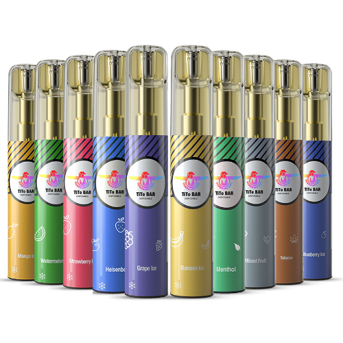 TiTo Bar Disposable Pods 1500 Puff Vaportiser LTD Vape Wholesale Supplier