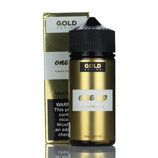 One Up Gold Series Eliquids Mango Magic Ice 100ml E Liquid