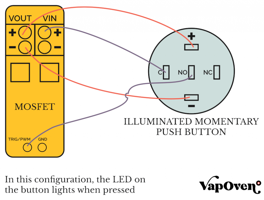 Wiring An Illuminated 5 Pin Momentary Push On Vapoven