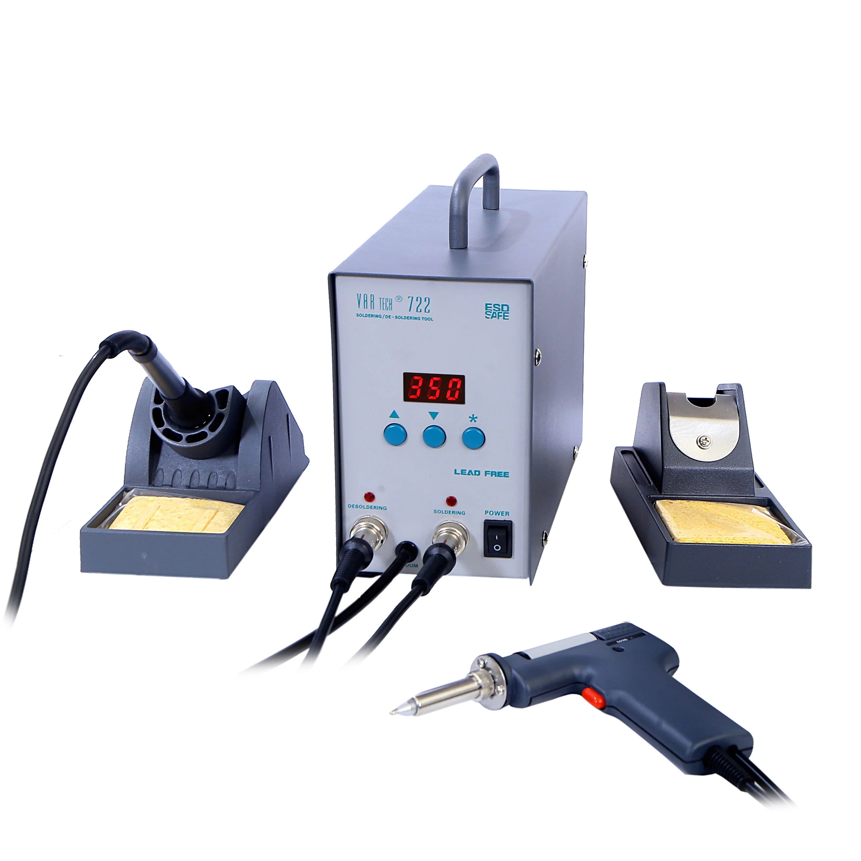 722 Soldering and Desoldering station 2 in 1 Lead free V A R TECH