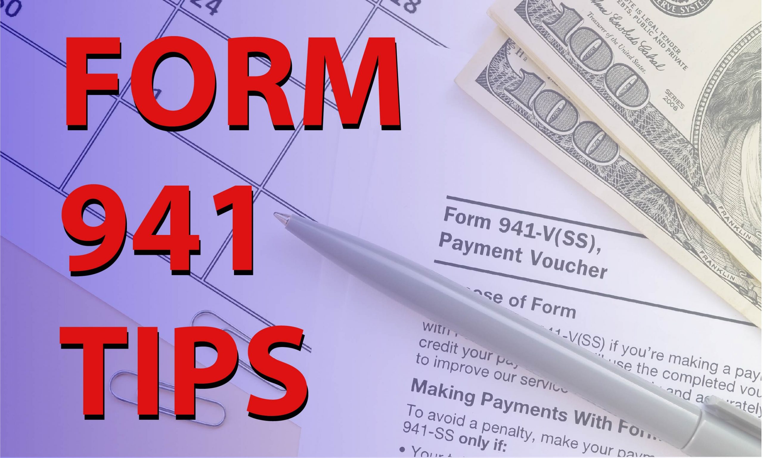 Form 941 Tips VARC Solutions