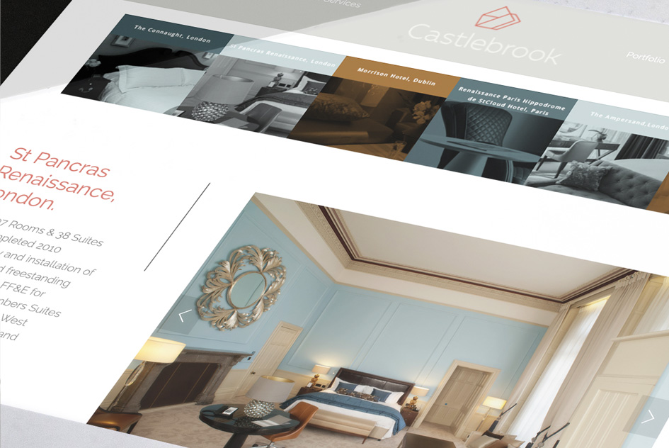 Castlebrook site Vard Brand Design