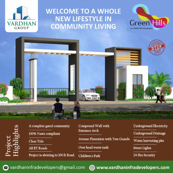 Green Hills best builders and developers in hyderabad Vardhan Infra