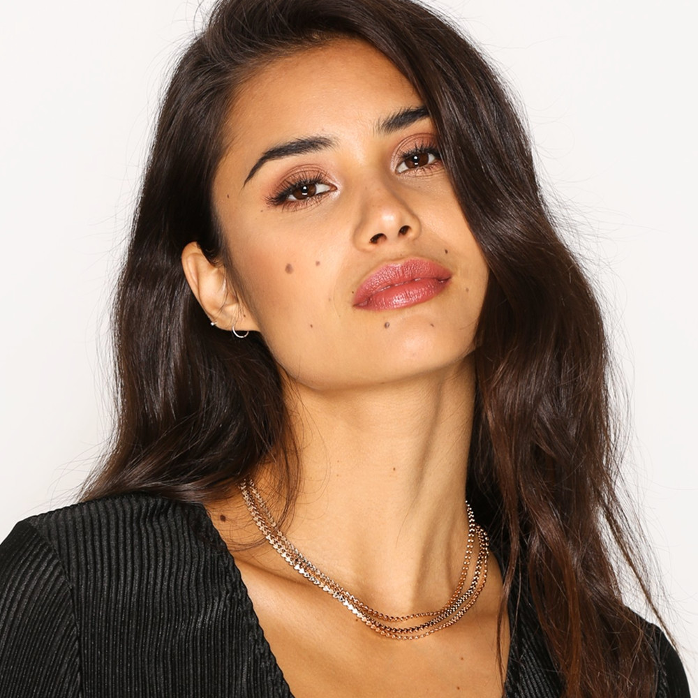 Fishbone Chain Choker Necklace Varela Estilo