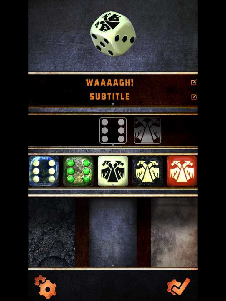 Review Warhammer 40,000 Assault Dice Variance Hammer