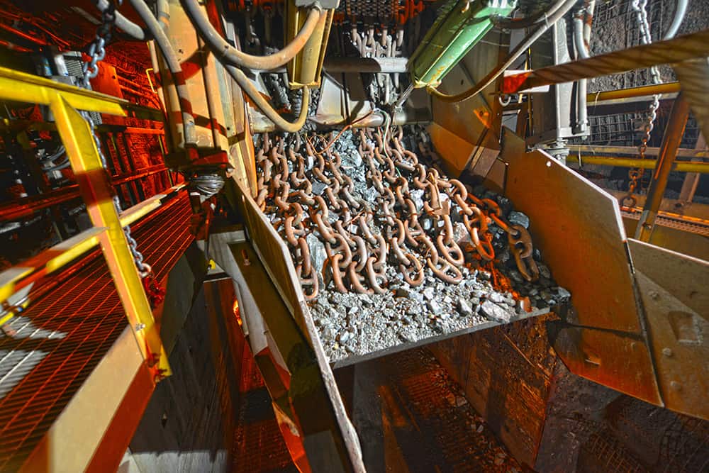 Mining Chute Landing Variant Mining Technologies Underground Chute Systems