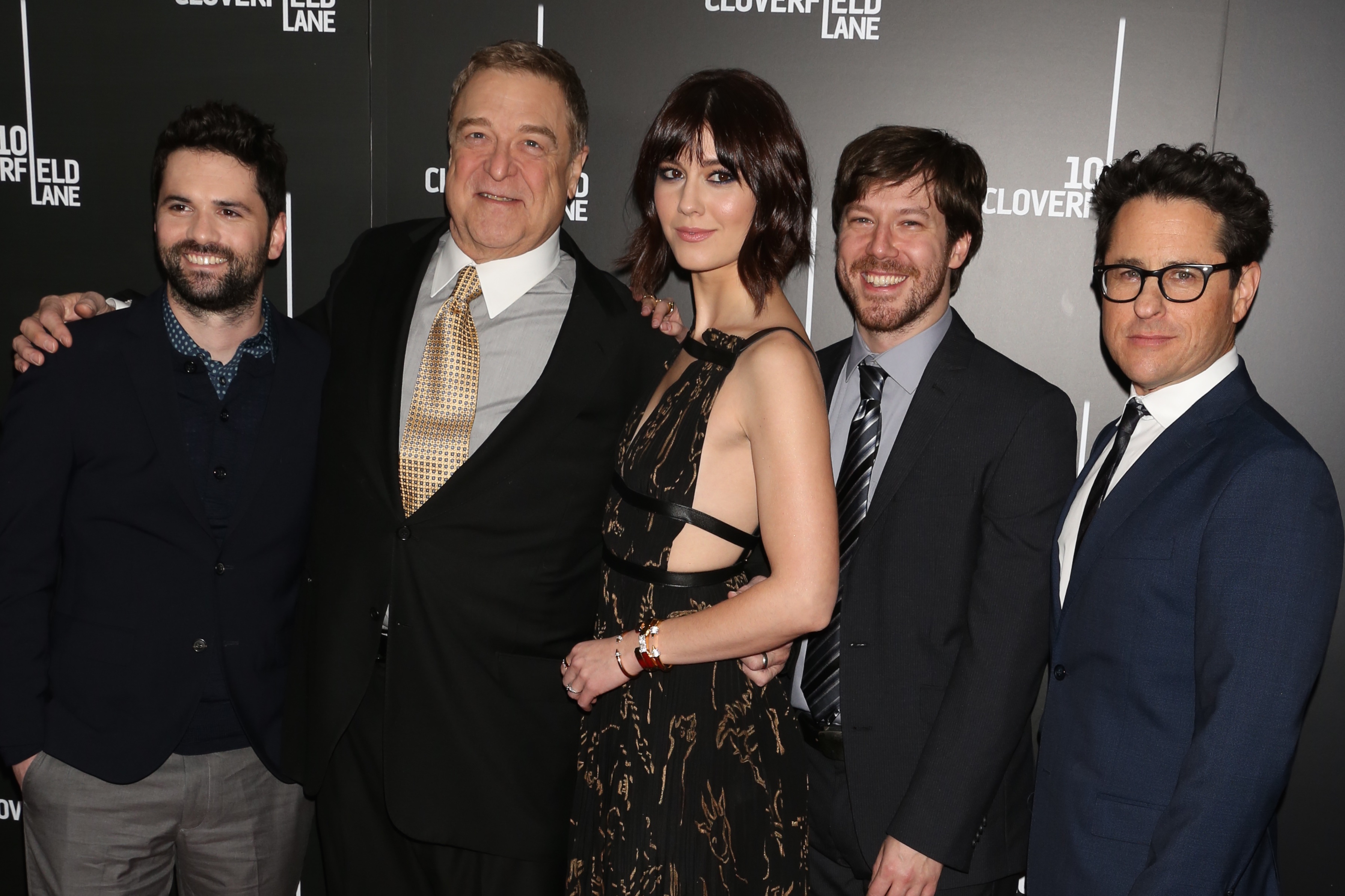 J.J. Abrams, Mary Elizabeth Winstead Premiere '10 Cloverfield Lane