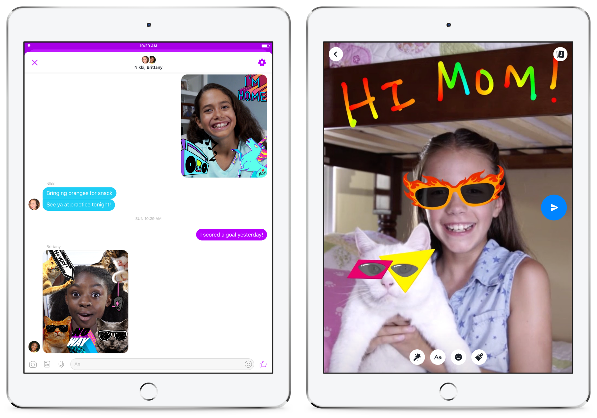 Facebook Messenger Kids App Allows Children to Chat With Supervision
