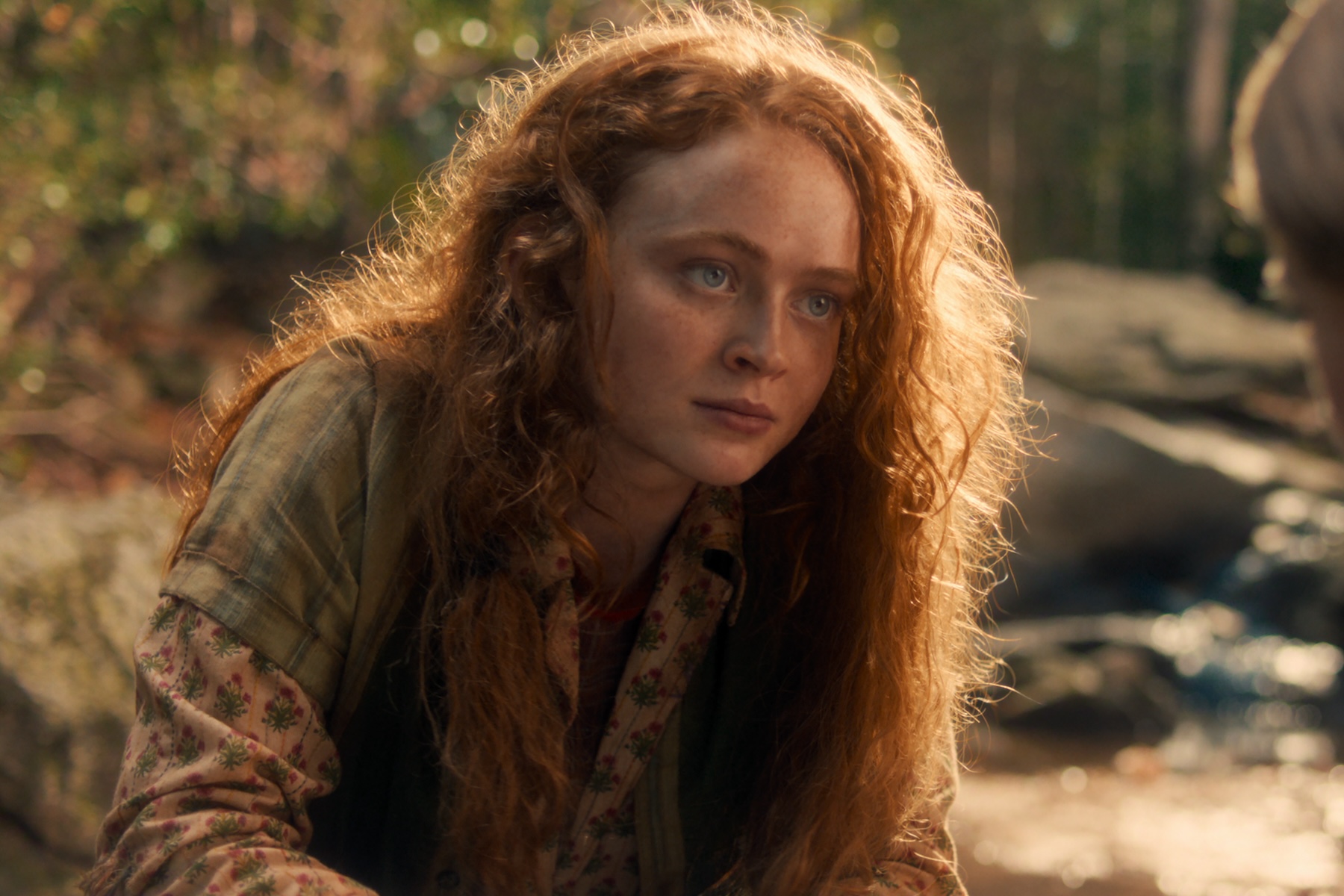 Sadie Sink on Stranger Things 5 MaxVecna Faceoff at Rocks in Dream