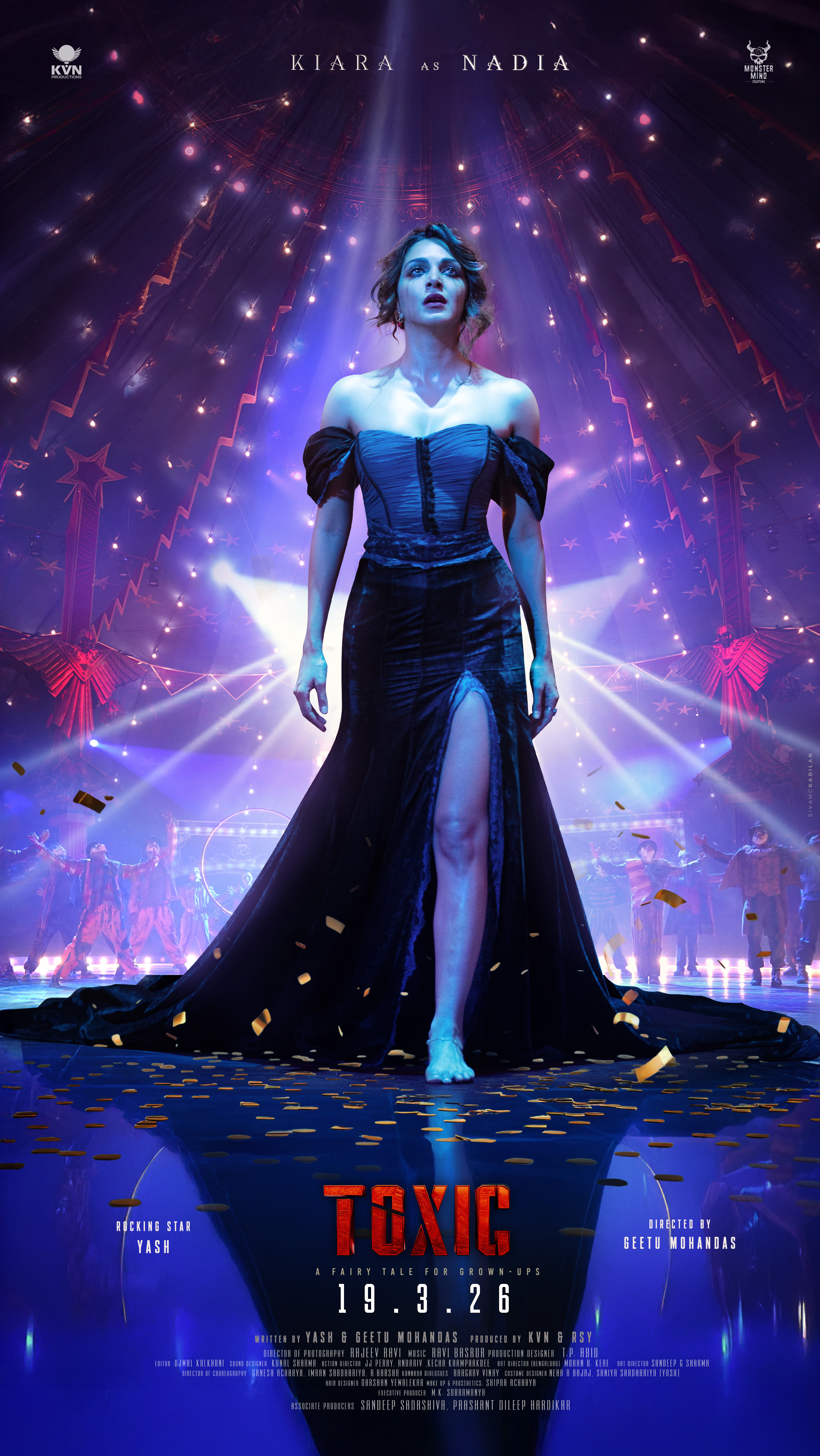 Yash's 'Toxic' Unveils First Look of Kiara Advani as Nadia