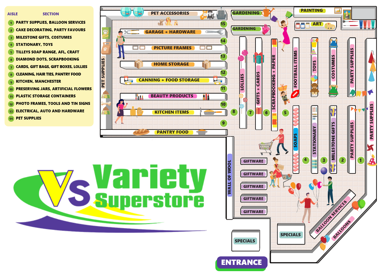 Variety Superstore Biggest in Bendigo