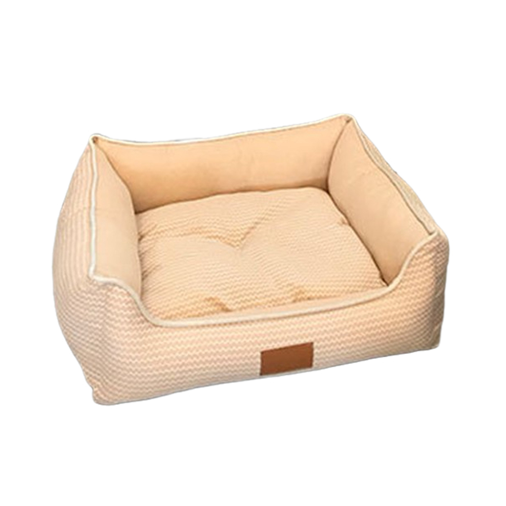 Square Dog Beds With Reversible & Washable Cushion Varigoo Pet Supplies