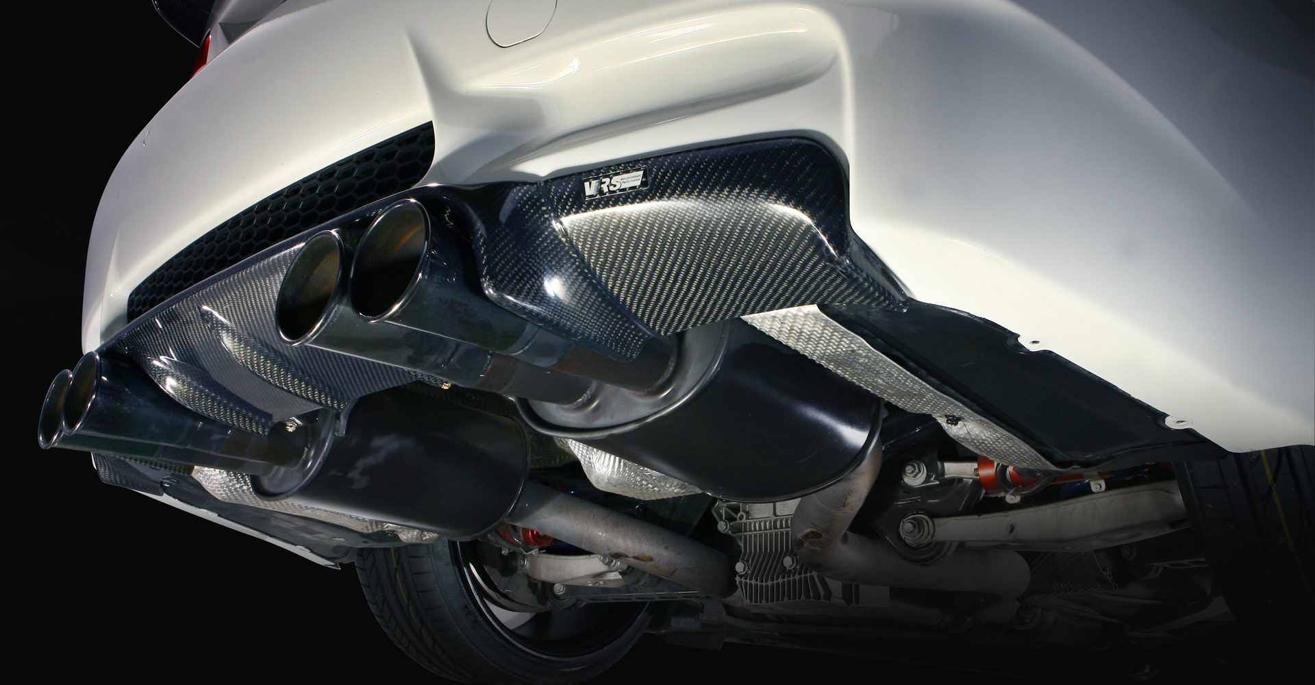 VRS Carbon Steel Rear Skirt Diffuser for 07-13 BMW M3 [E92] VAB-9205