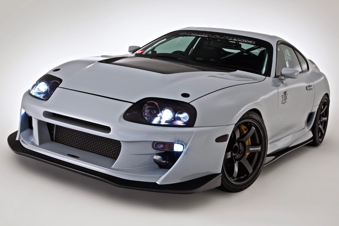 RIDOX Carbon Vented Hood for 9302 Toyota Supra [JZA80] VBTO124