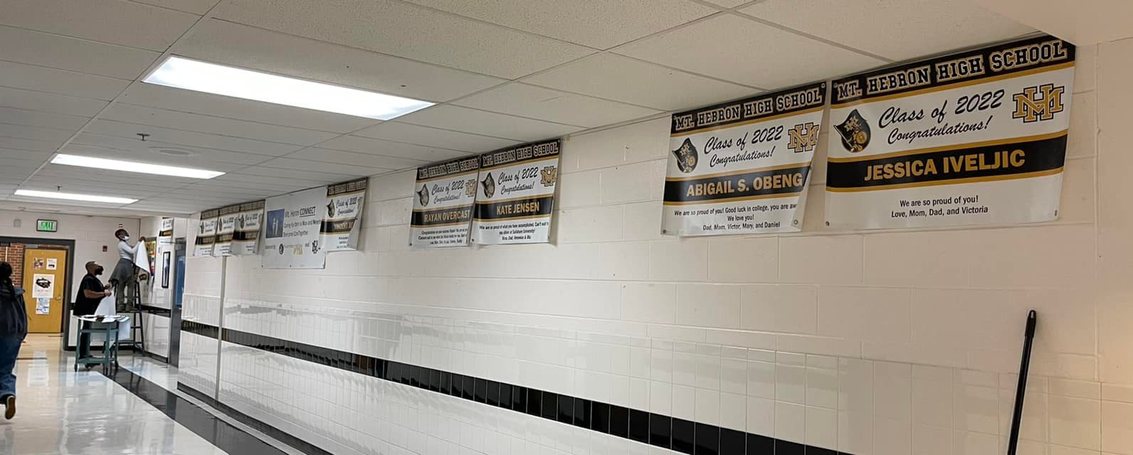 Mount Hebron High School Senior Banner Varsity Graphics