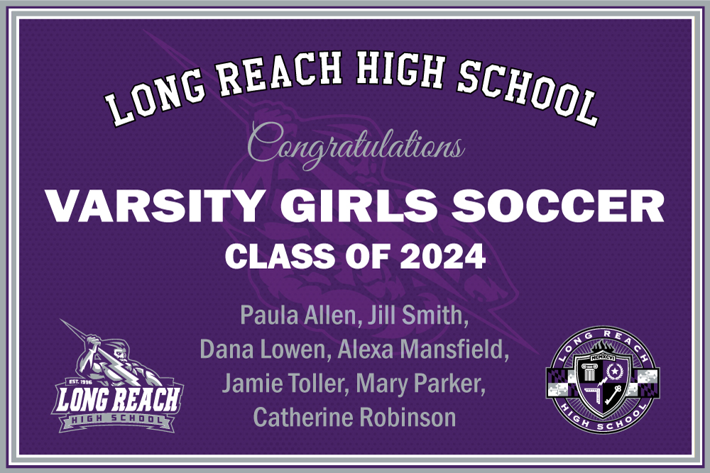 Long Reach High School Senior Banner Varsity Graphics