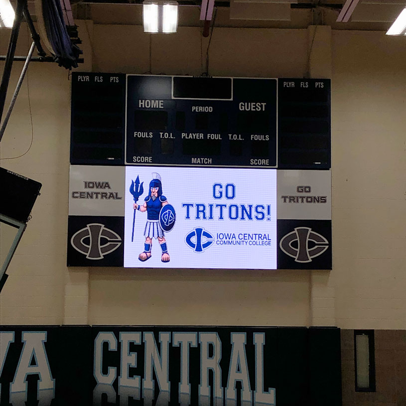 Iowa Central Gym LED Varsity Group