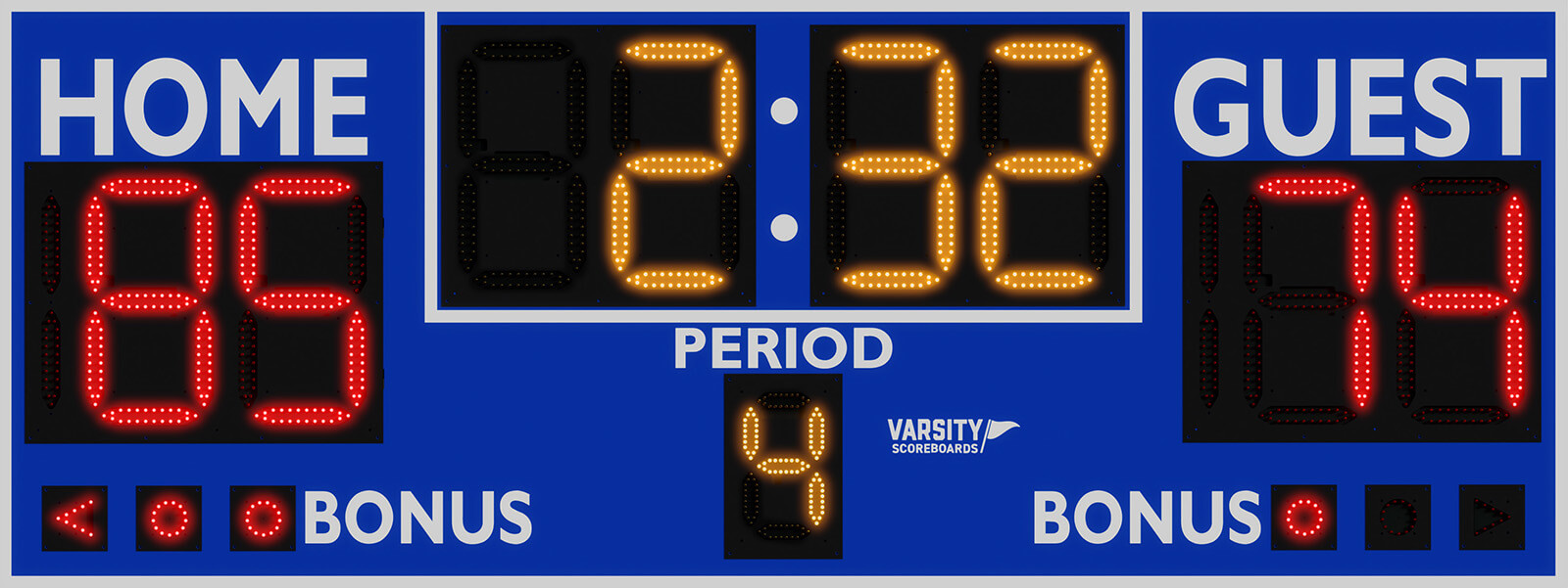 2236 Basketball/Multisport Scoreboard Varsity Scoreboards