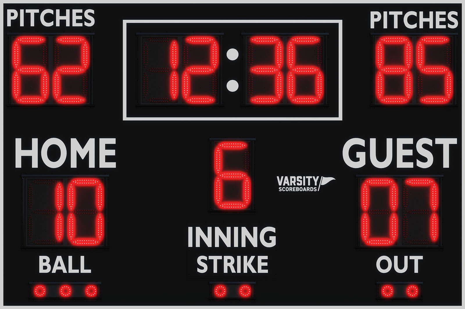 3355 Baseball/Softball Scoreboard Varsity Scoreboards