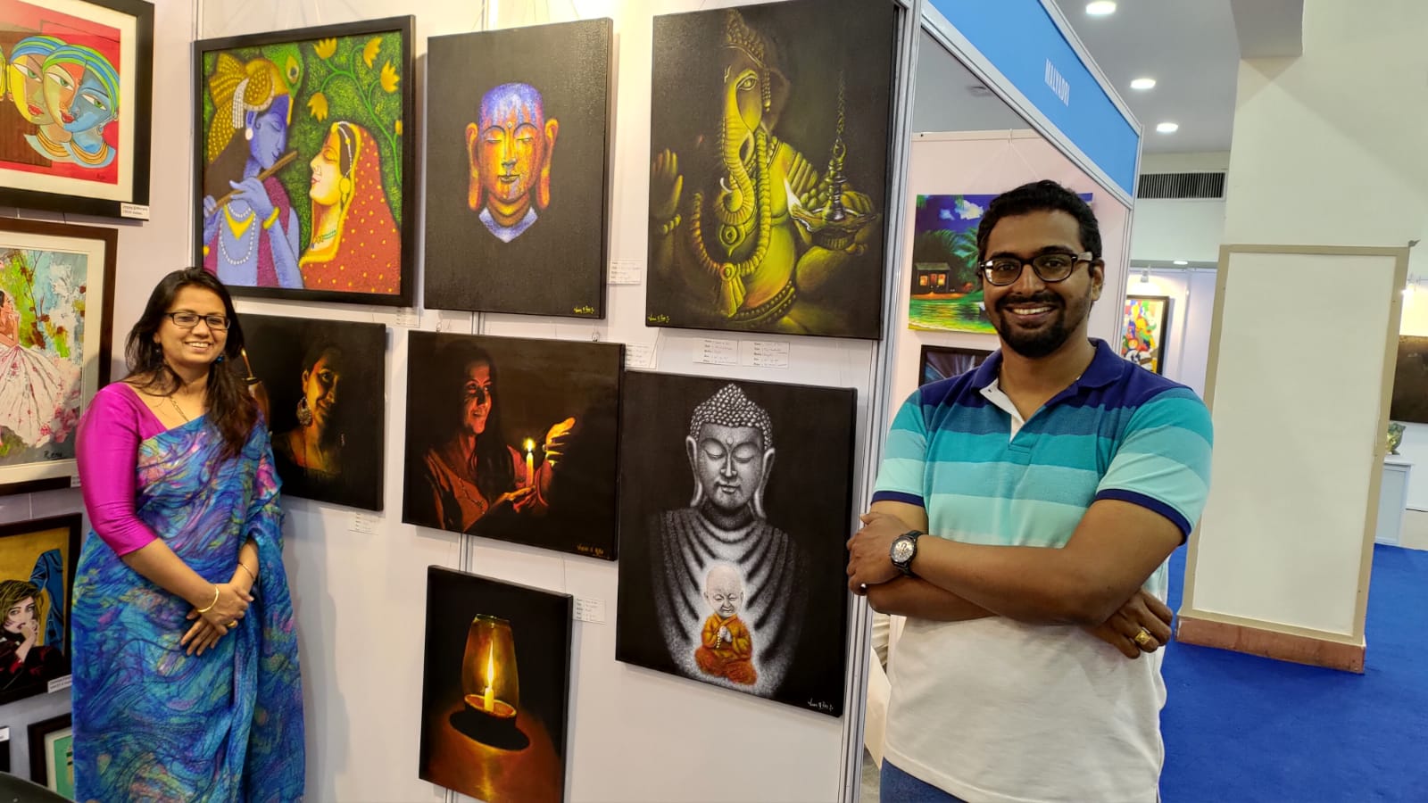 Art Exhibition at World Trade Center Mumbai VarTOONS Varun's Art