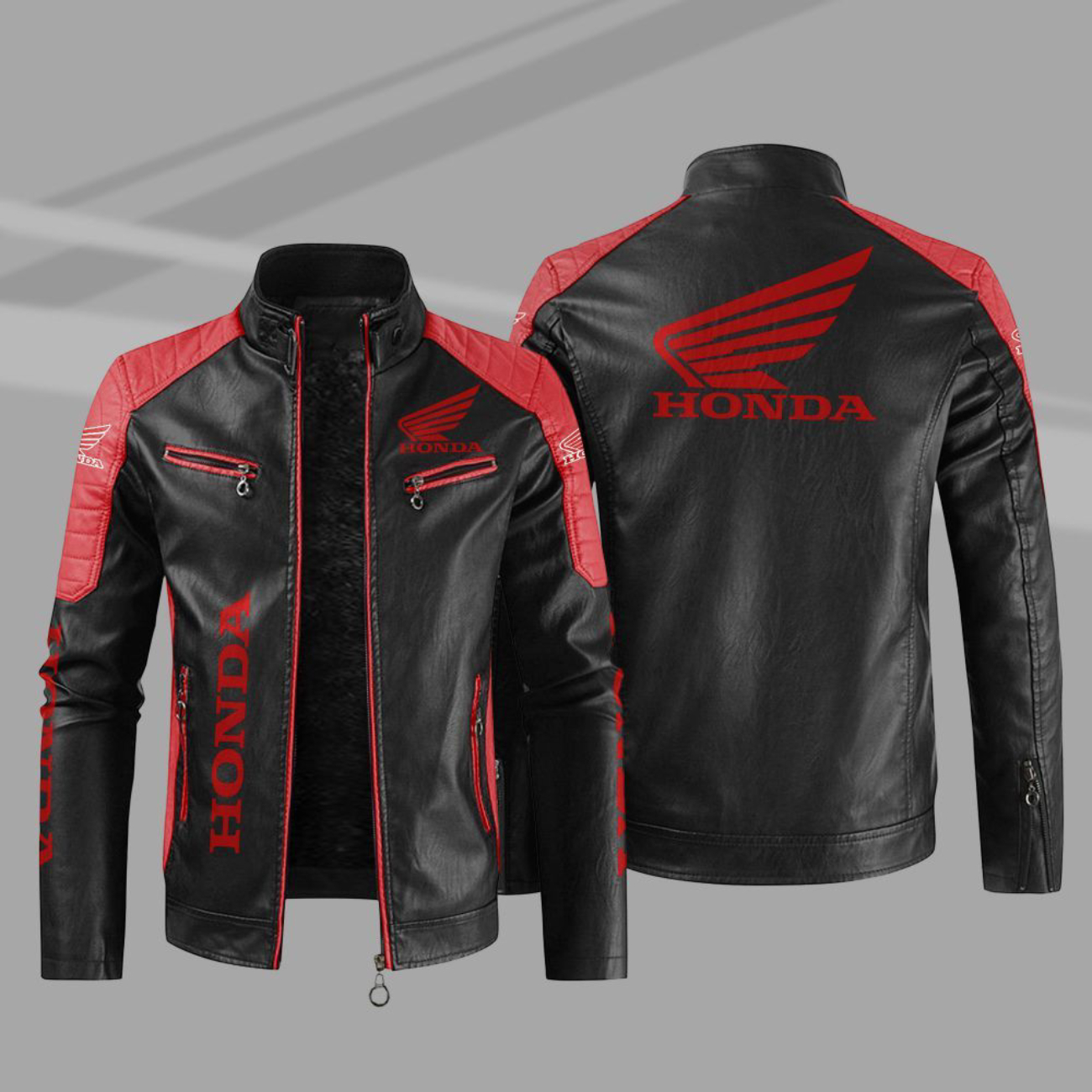 Honda Jacket Honda Sport Leather Jacket V01 On Sale EvaPurses