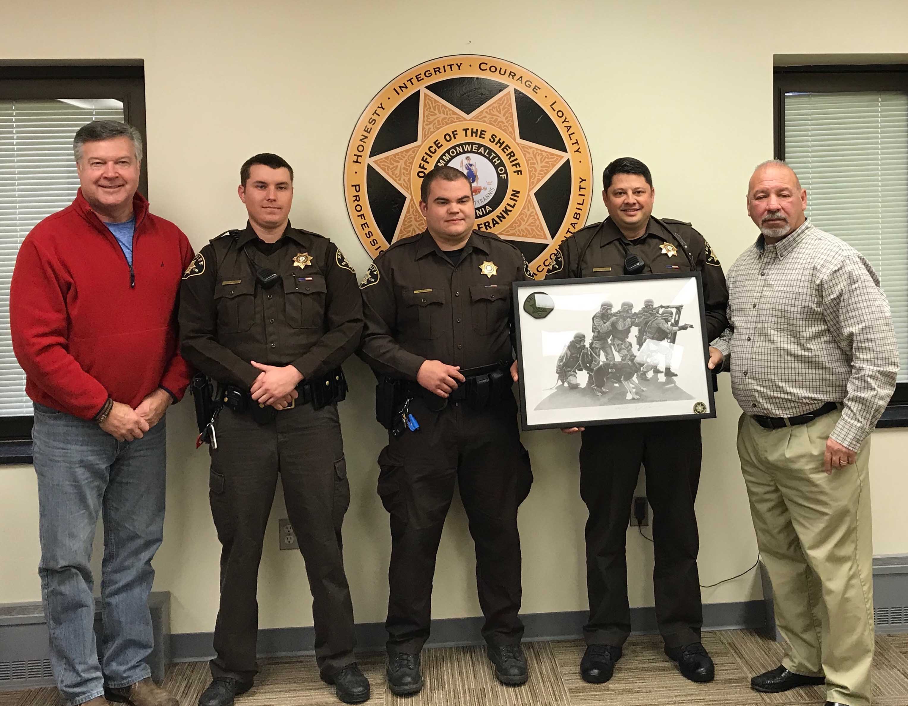 Franklin deputies, K9s complete national working dog training course Virginia Sheriffs