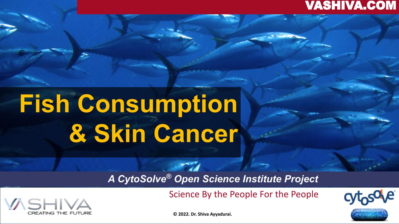 Dr.SHIVA Fish Consumption & Skin Cancer A CytoSolve® Molecular Systems Analysis