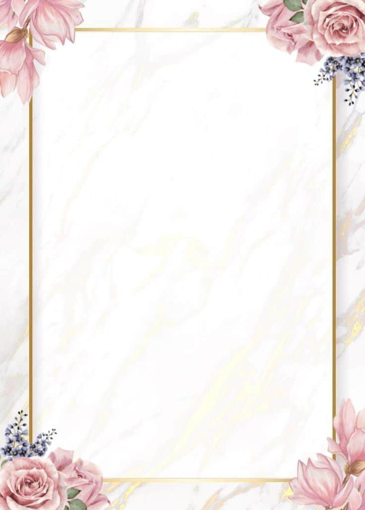 99+ Bingkai Undangan PNG Kosong Pernikahan, Tahlil, Aqiqah, dll(04)