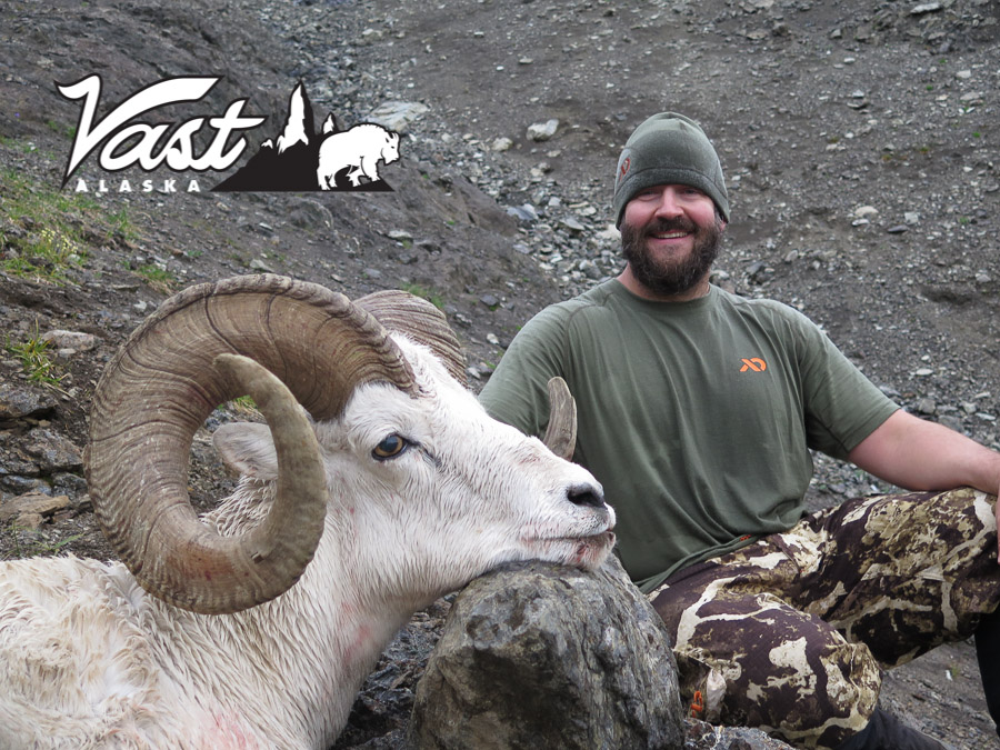 Sheep Hunting Alaska, pursuit of a trophy ram. Vast Alaska