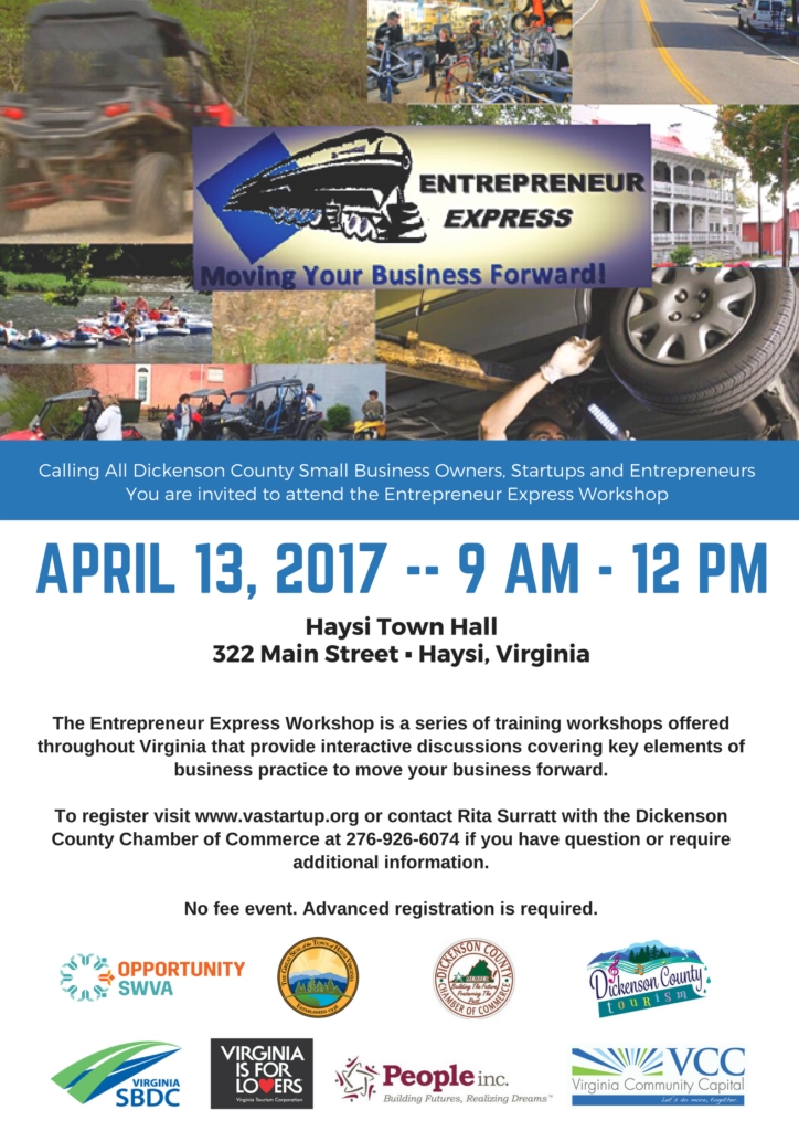 Dickenson County Entrepreneur Express VA Startup