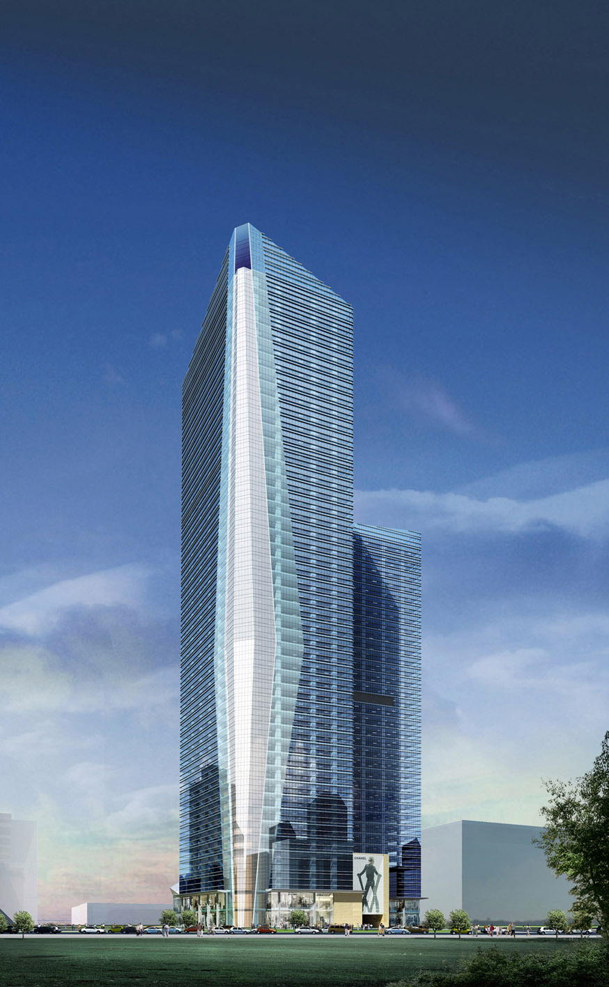 Highrise office building “SKYTOWERS” on avenue Pobedy, Kyiv vivas architectural bureau