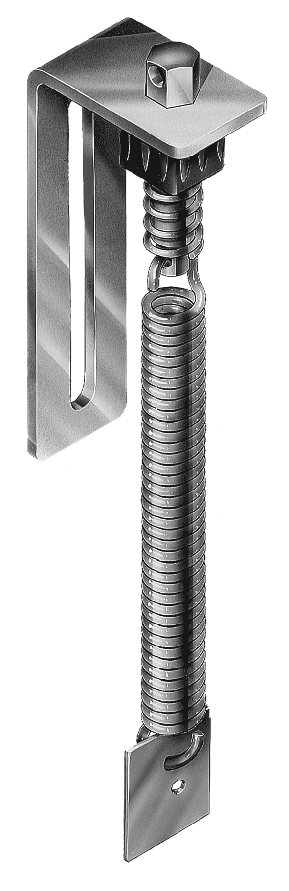 Long Plate Spring Hinge