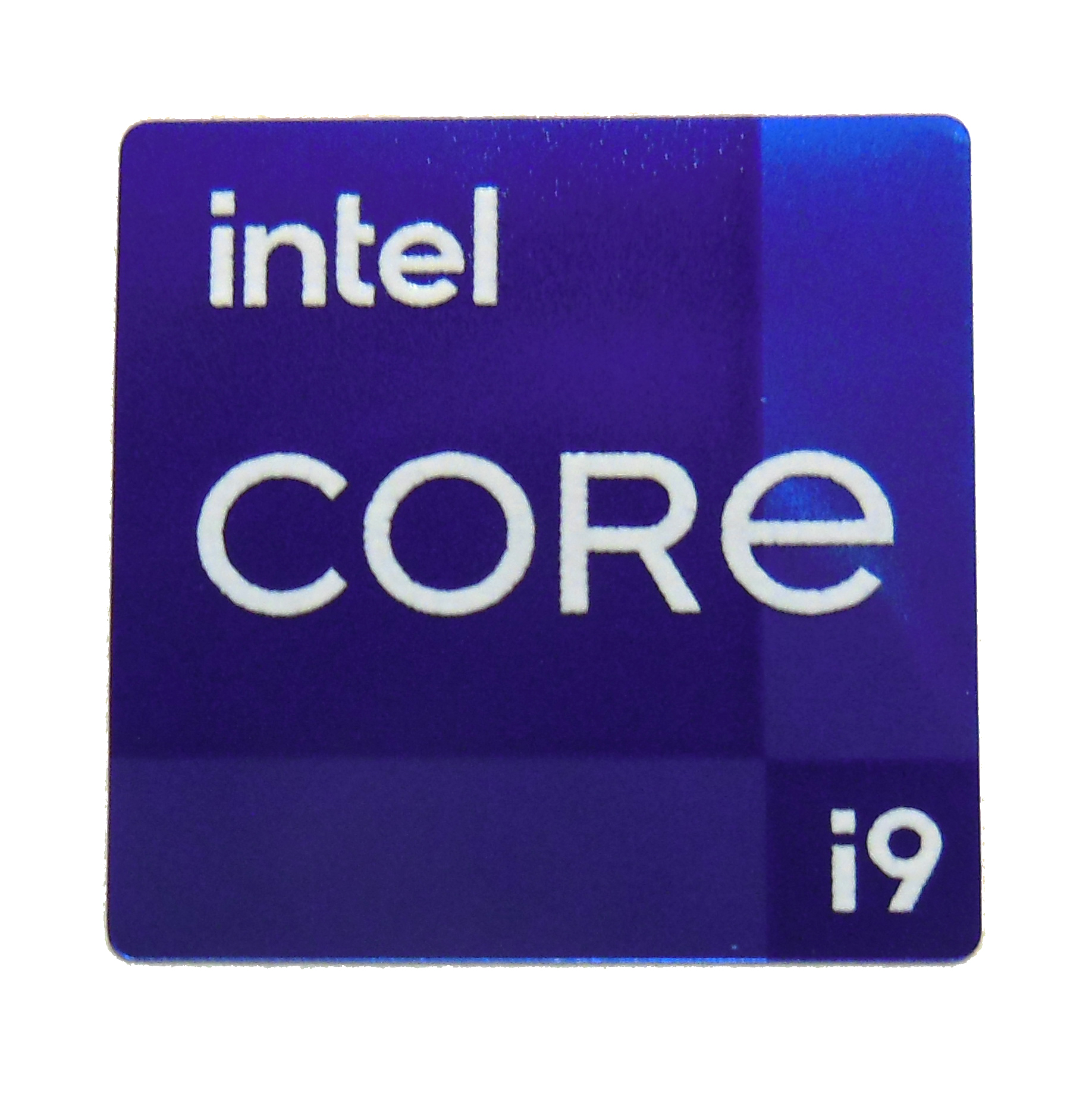 Intel Core i9 Sticker 18 x 18mm / 11/16″ x 11/16″ [1095] Vath Ventures