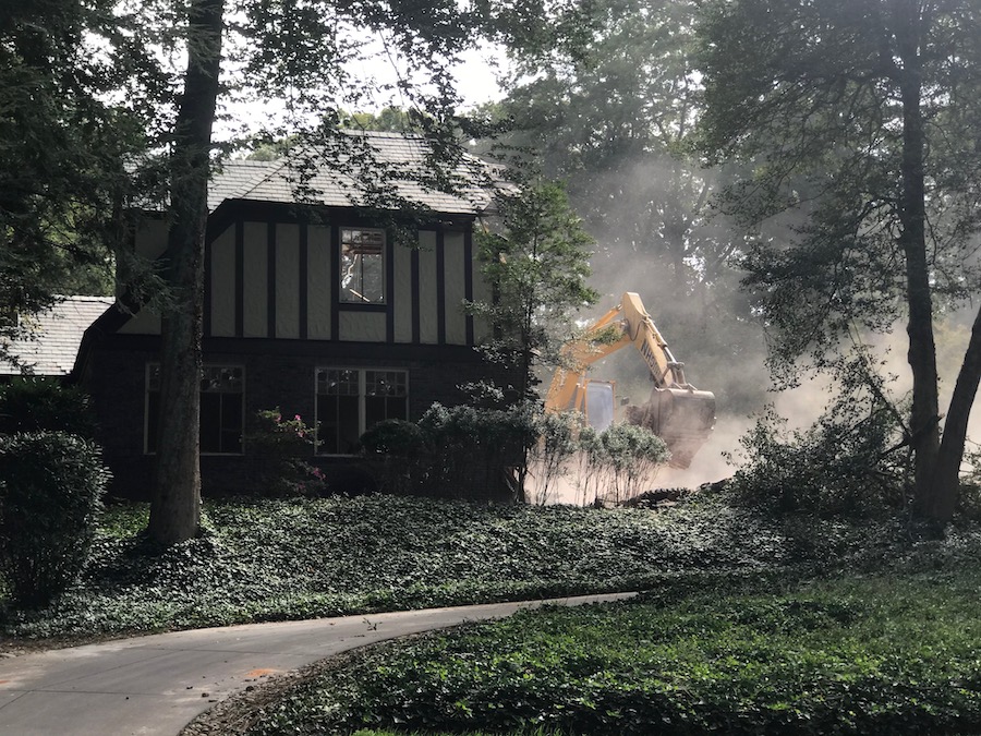 Residential demolition Cleveland Park Area Vaughn Excavating