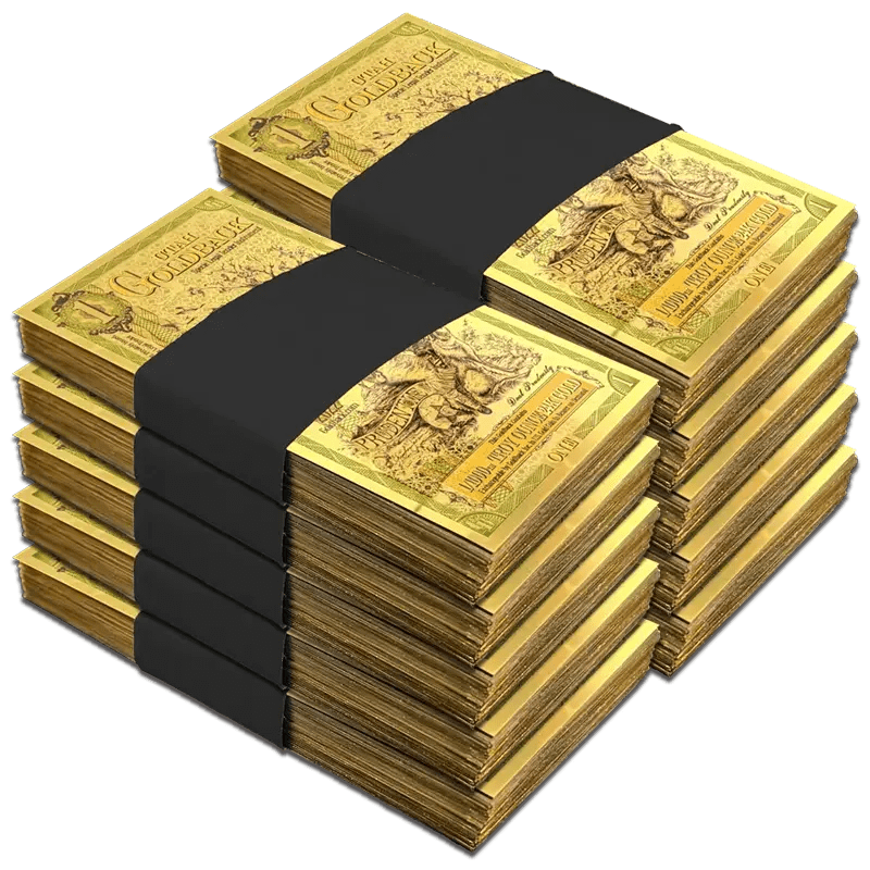 1 Utah Goldback Currency 1/1000 oz (24K) Pack of 1000 Gold Notes VaultBox