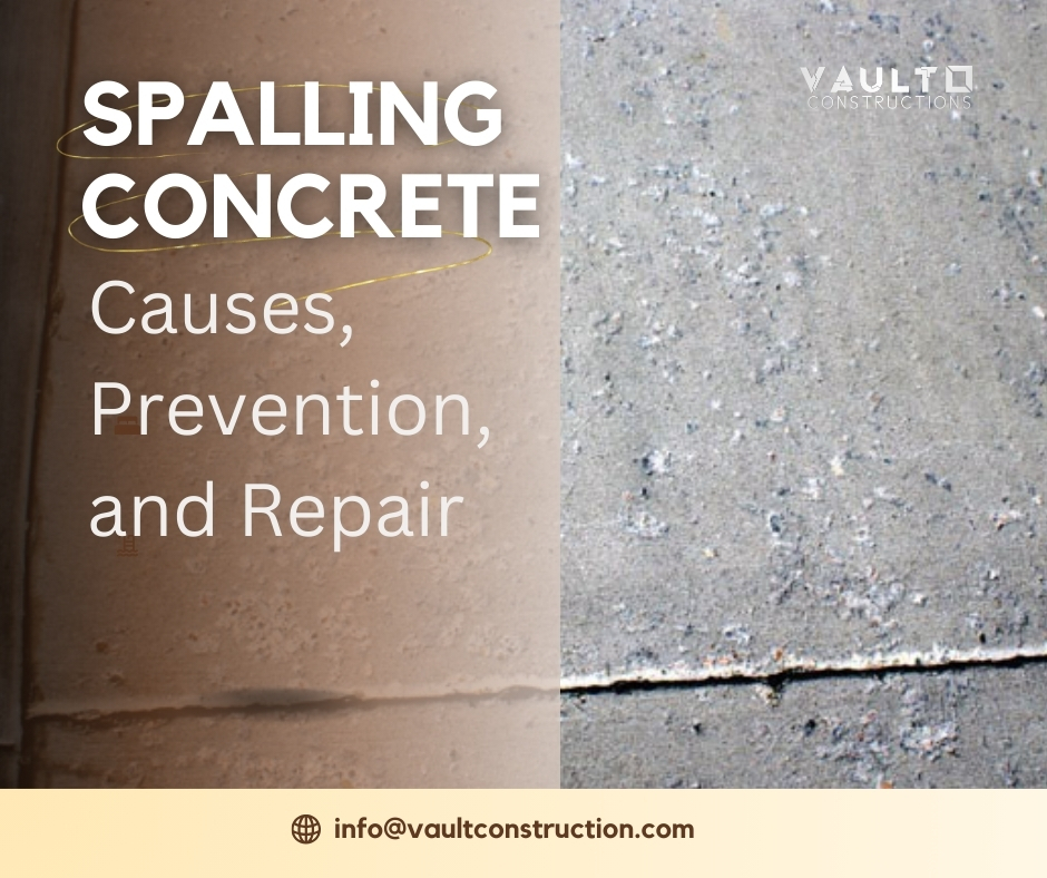 Spalling Concrete Causes, Prevention, and Repair Vault Constructions