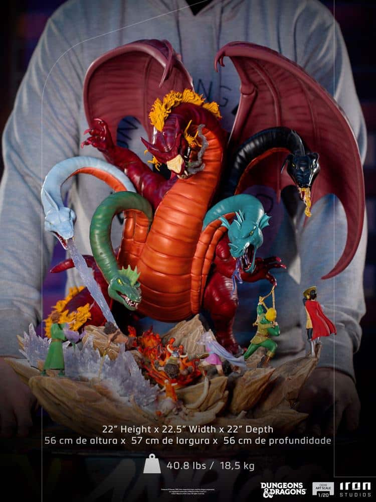 Iron Studios Dungeons & Dragons Demi Art Scale Statue 1/20 Tiamat