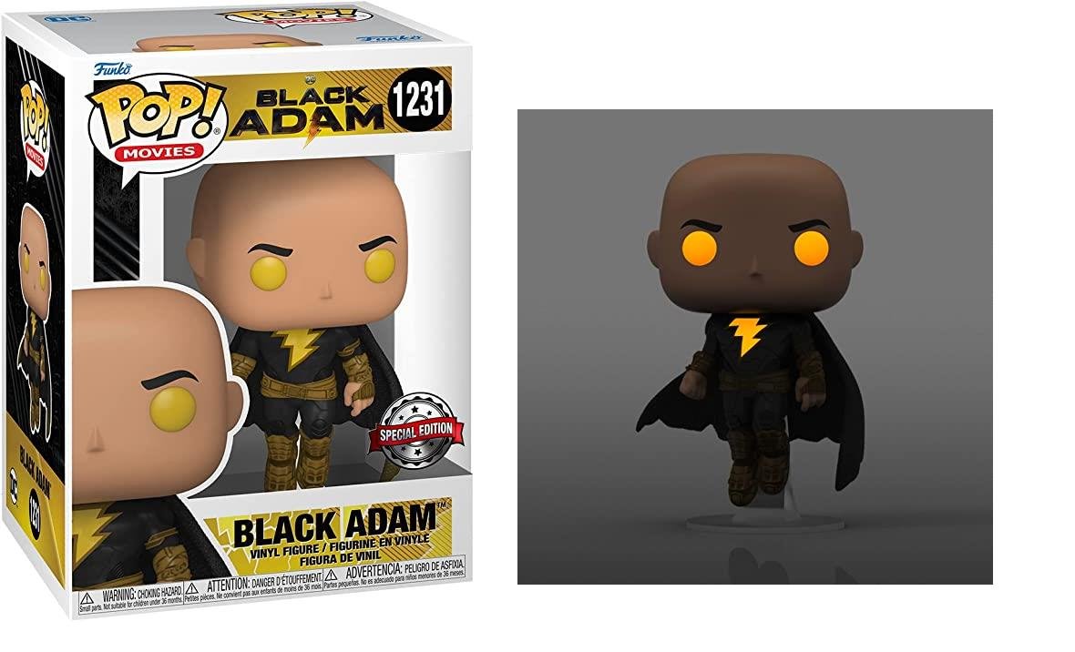 Funko POP! Black Adam Black Adam (GITD) 1231 (Exclusive) Vaulted