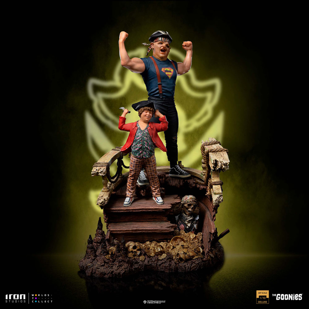 Iron Studios The Goonies Deluxe Art Scale Statue 1/10 Sloth and Chunk
