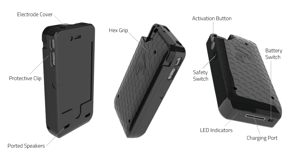 Yellow Jacket iPhone 4 Taser Case Jolts And Shocks Protect Yourself