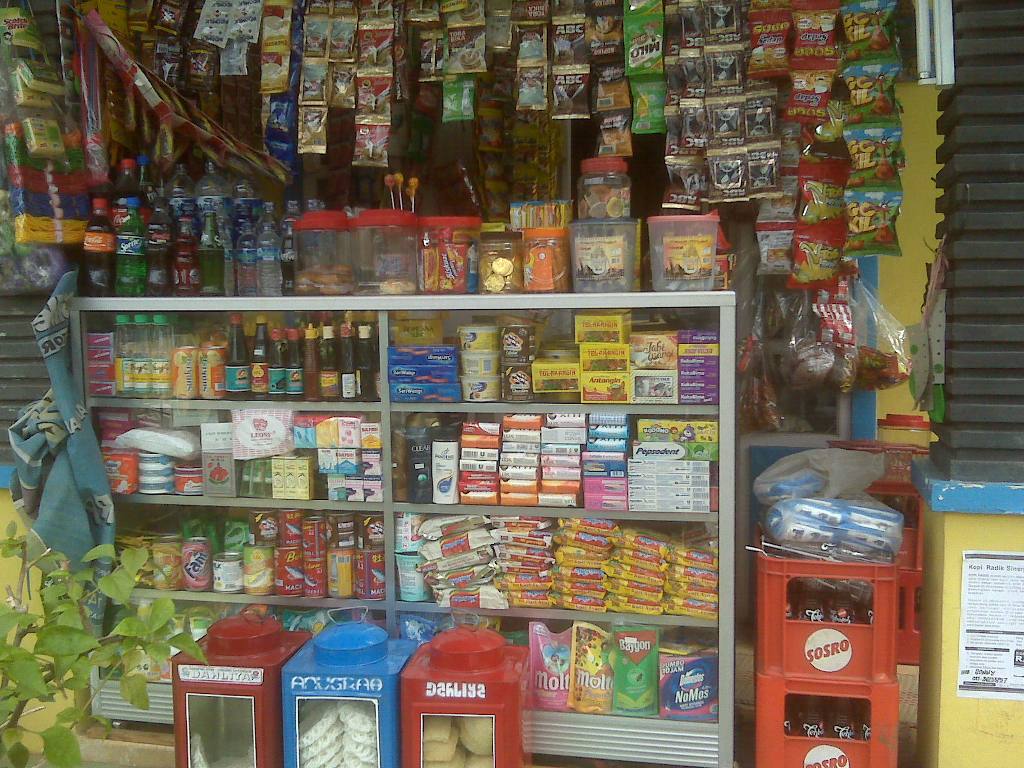 desain toko sembako sederhana model rumah minimalis