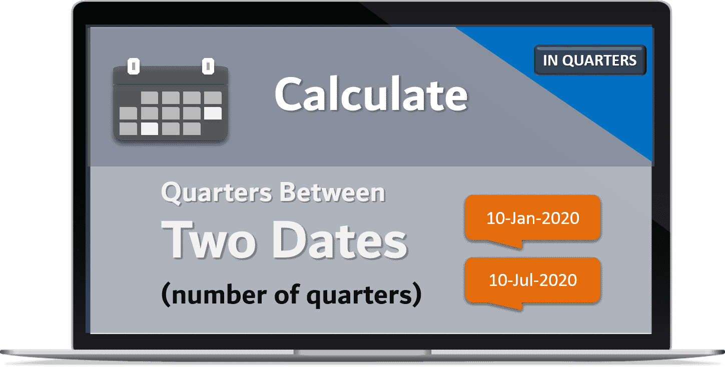 Calculate Quarters Between two Dates in Excel VBA