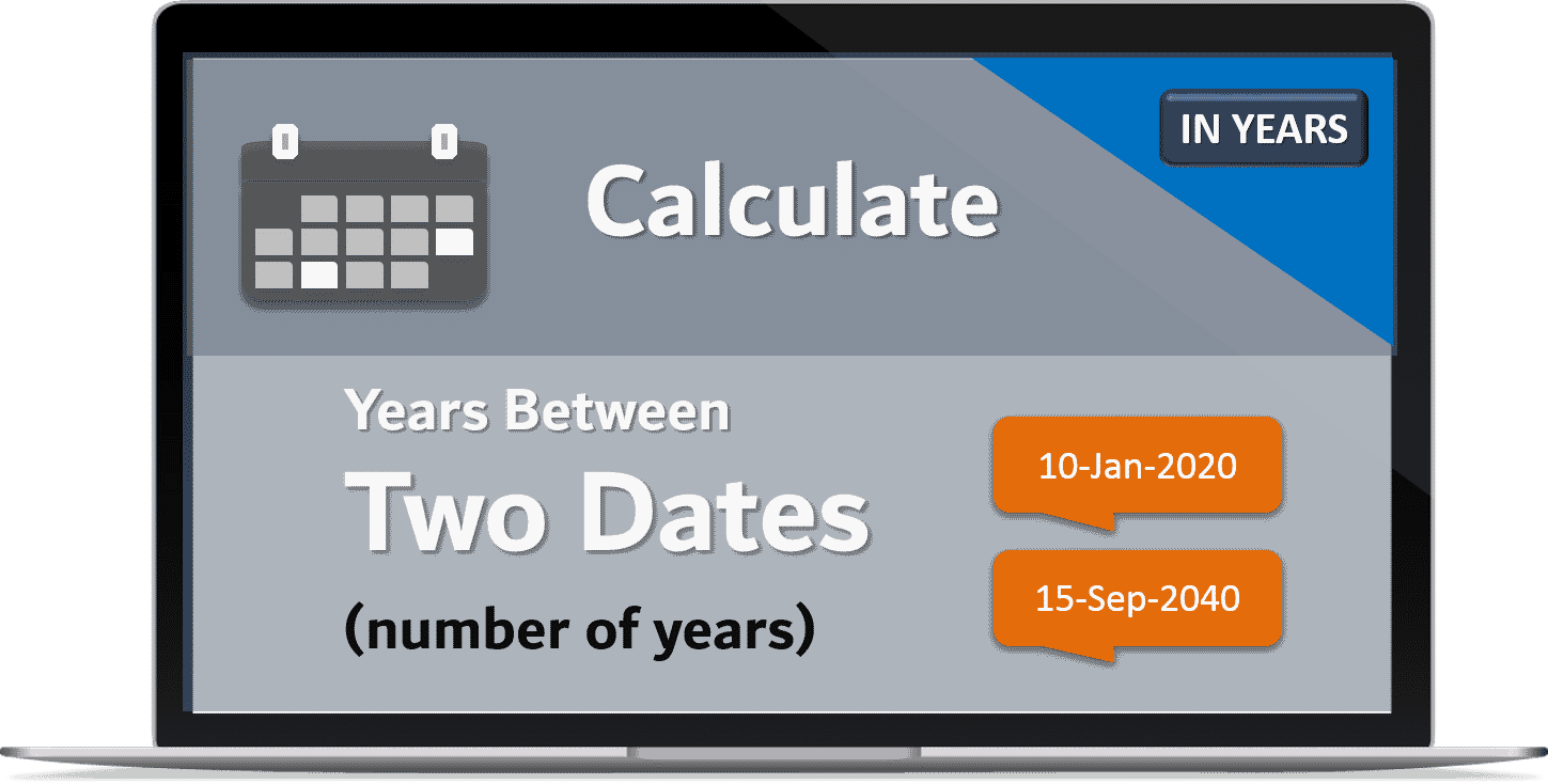 Calculate Years Between two Dates in Excel VBA