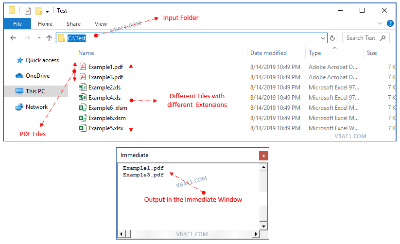 VBA Loop Through PDF Files in a Folder or Directory VBAF1