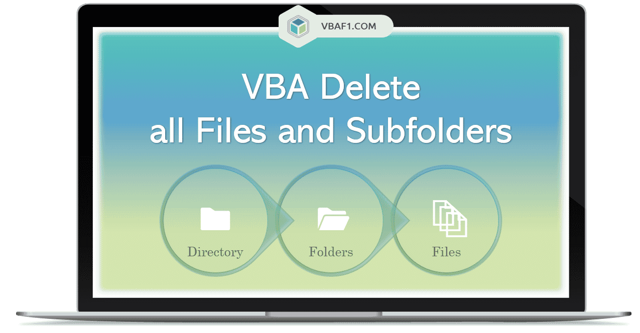 VBA Delete All Files and Subfolders Explained with Example VBAF1